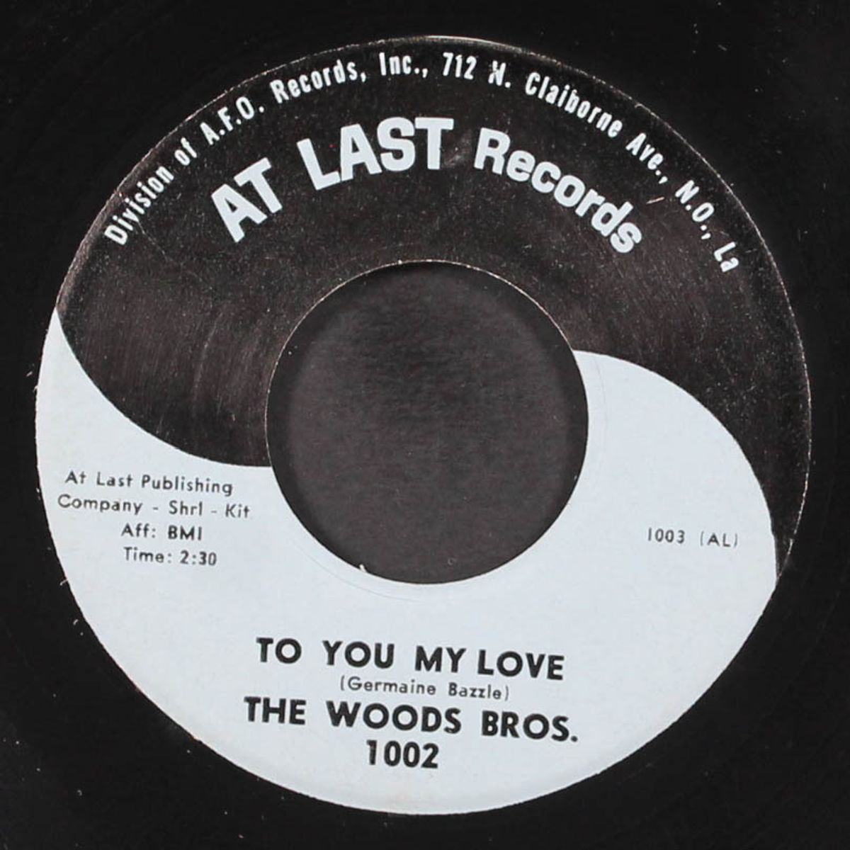 to you my love / love, love, love by WOODS BROTHERS