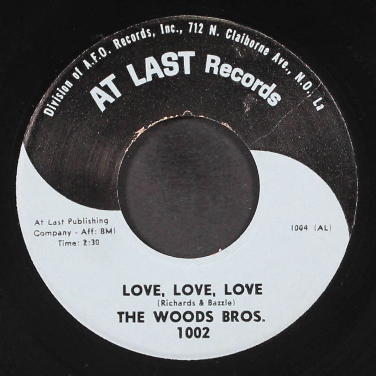 to you my love / love, love, love by WOODS BROTHERS