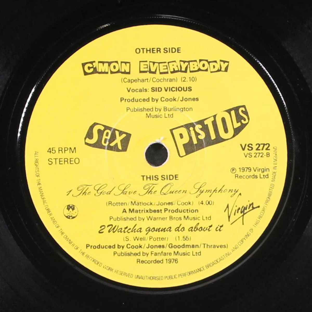 c'mon everybody by SEX PISTOLS