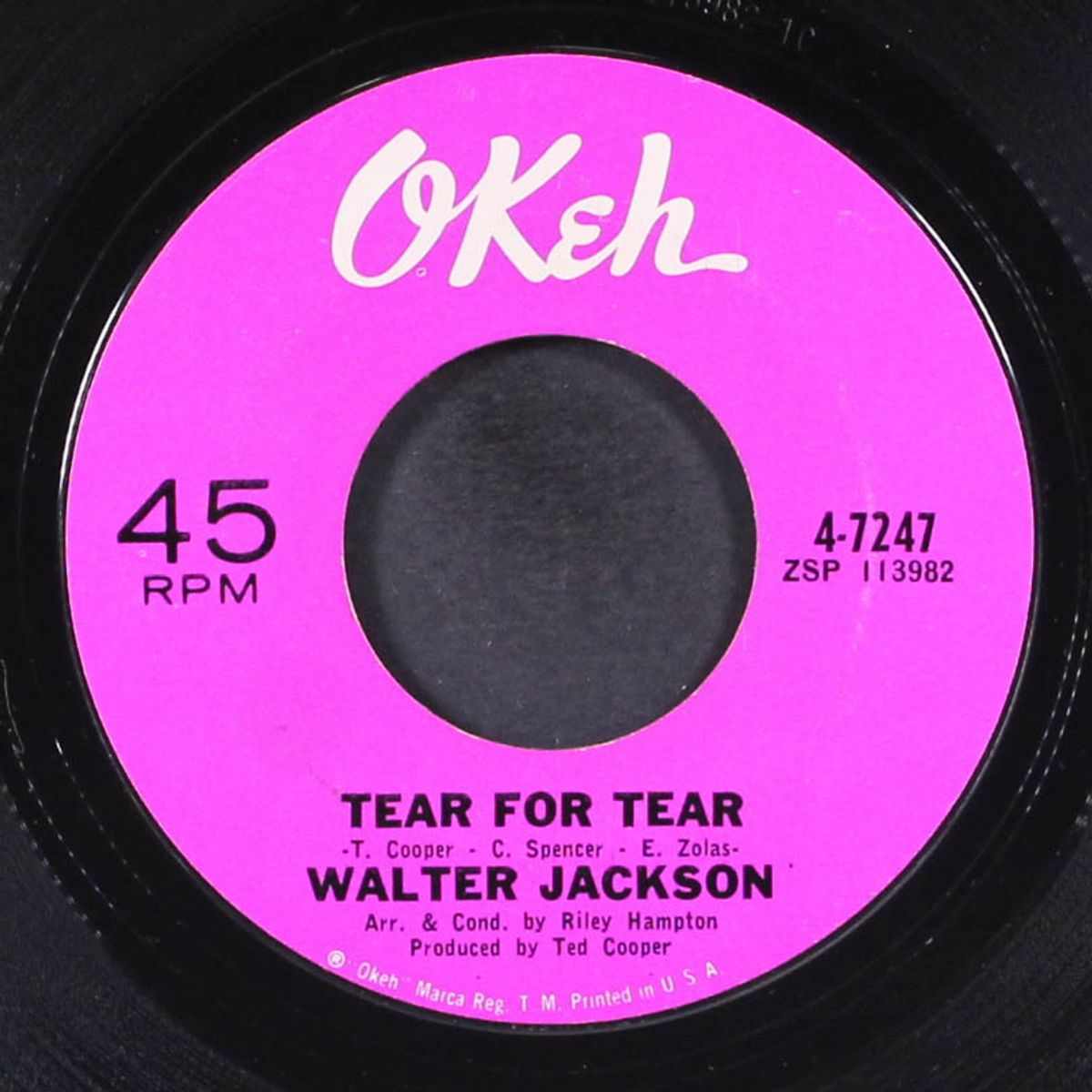 it's an uphill climb to the bottom / tear for tear by WALTER JACKSON