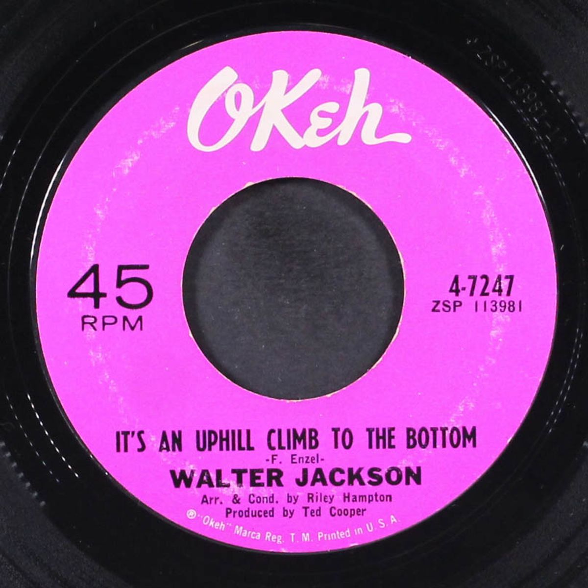 it's an uphill climb to the bottom / tear for tear by WALTER JACKSON