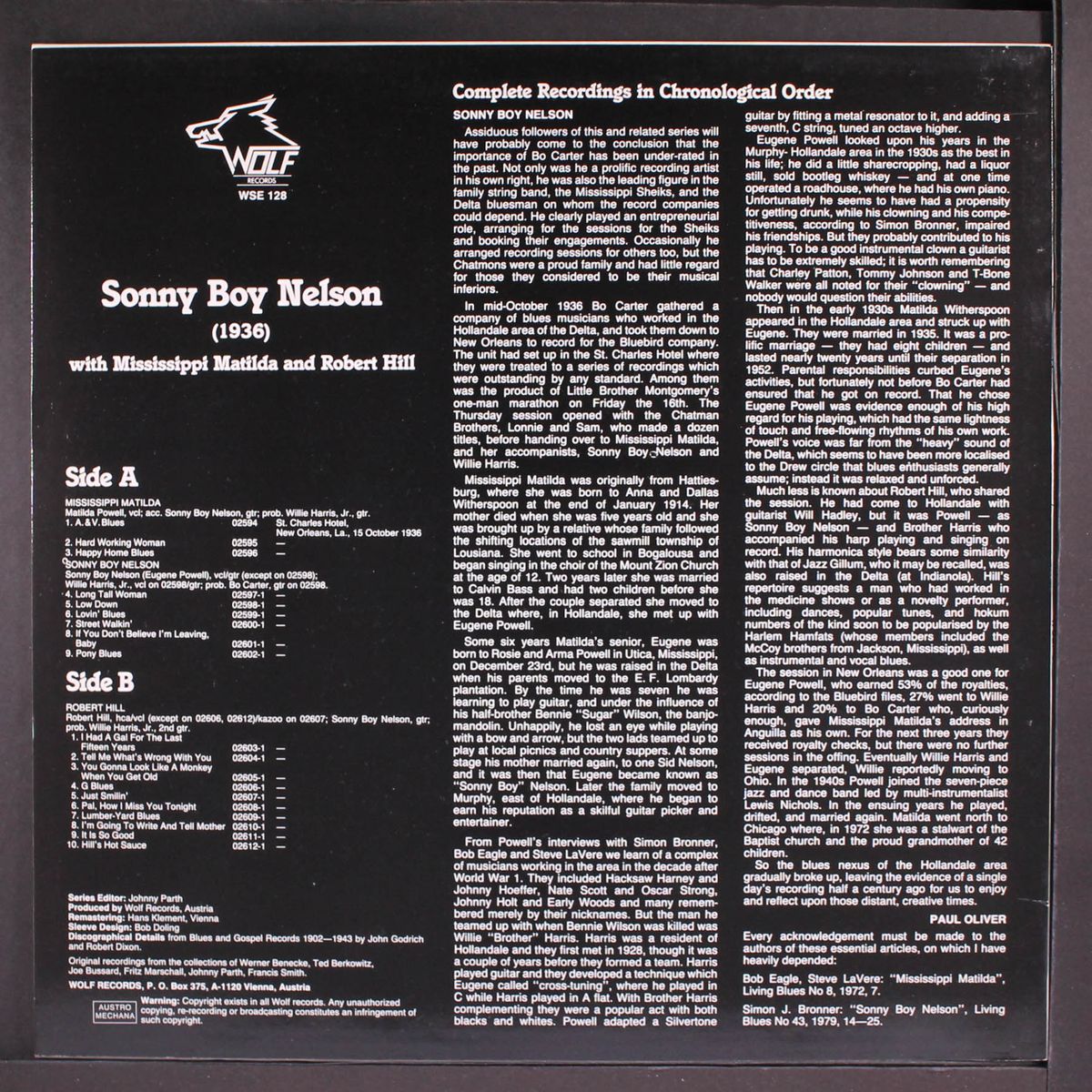 complete recordings by SONNY BOY NELSON