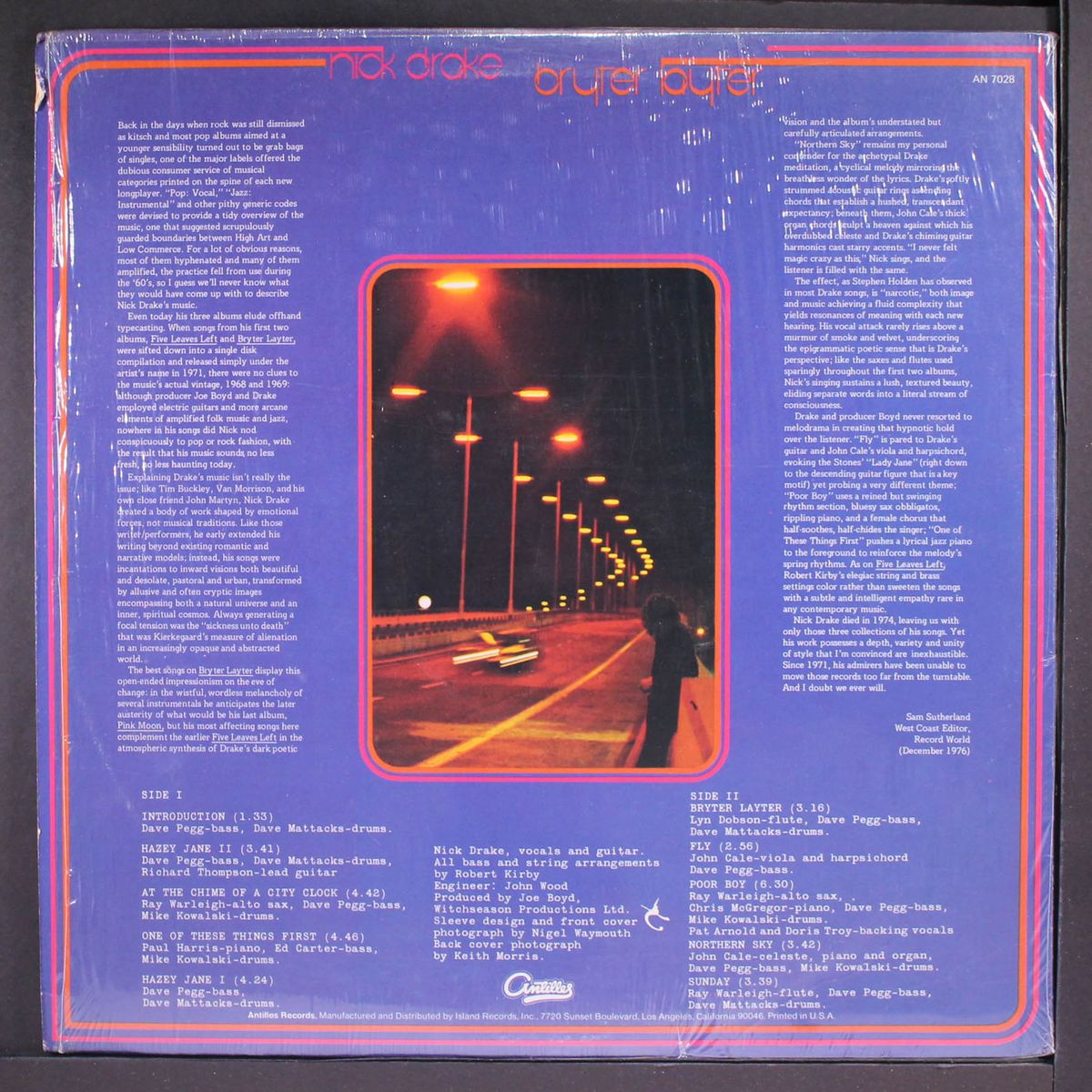 bryter layter by NICK DRAKE