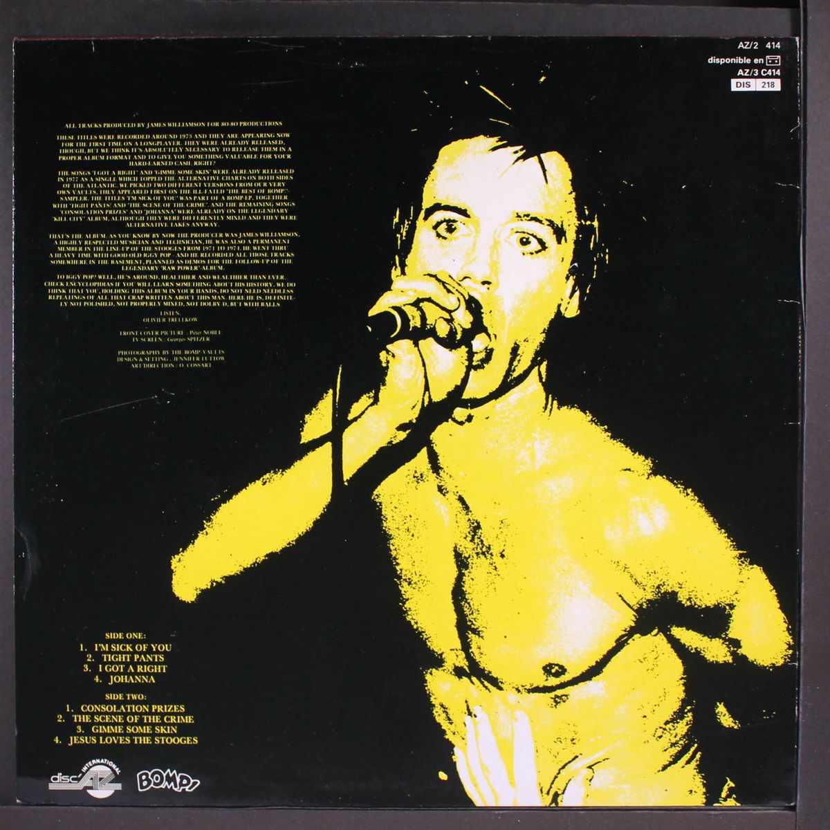 i'm sick of you by IGGY & STOOGES