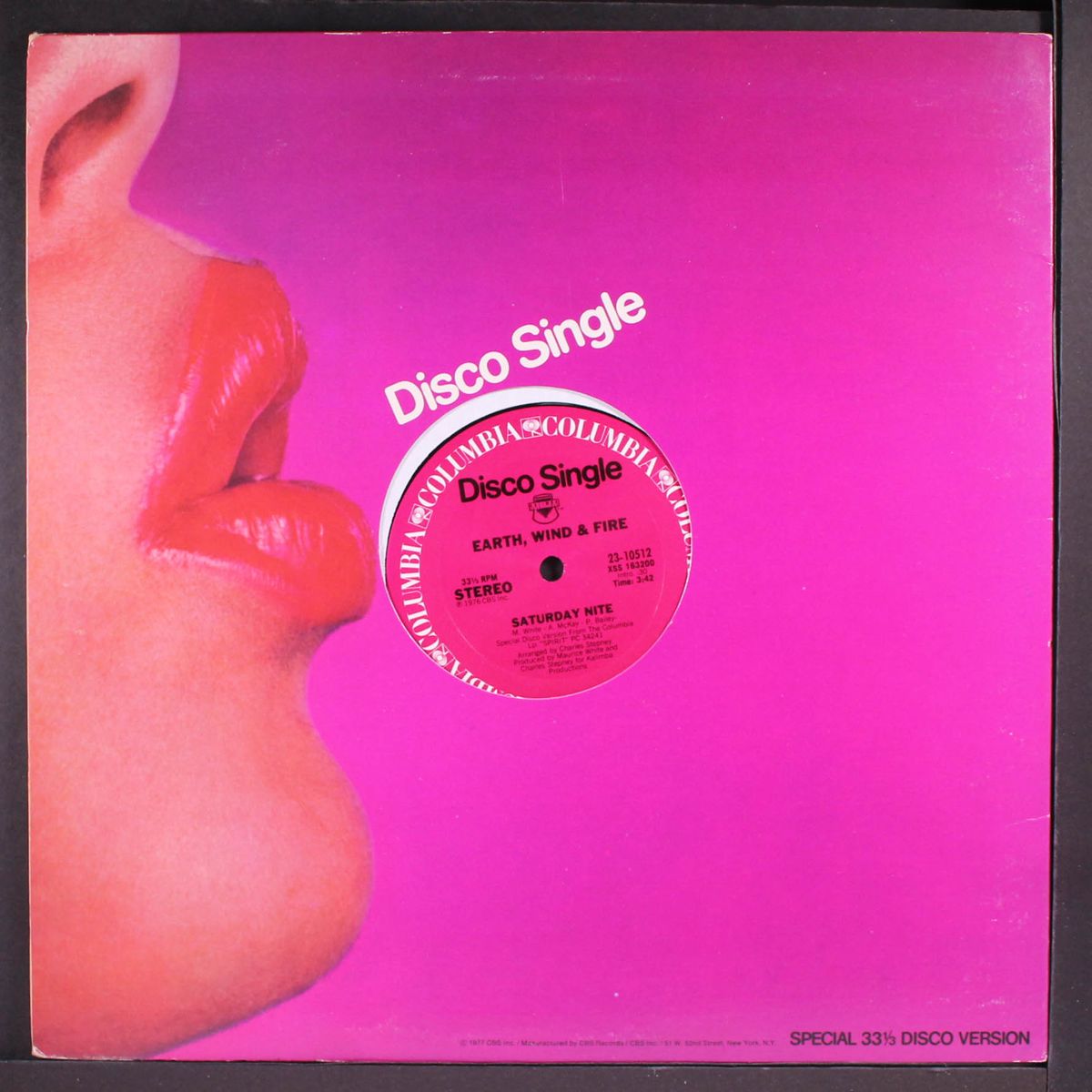 saturday nite / on your face by EARTH, WIND & FIRE