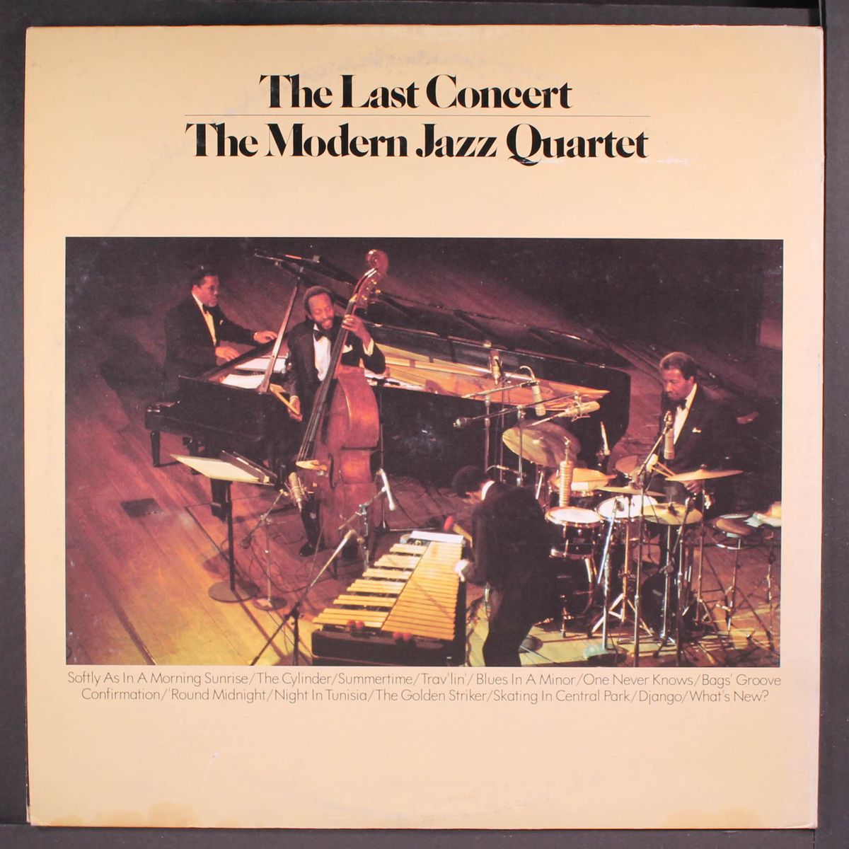 the last concert by MODERN JAZZ QUARTET