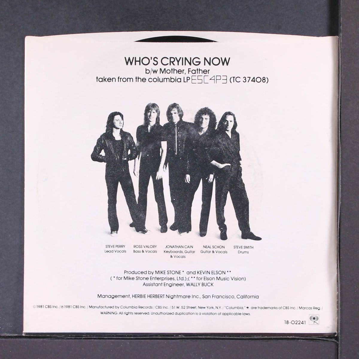 who's crying now / mother, father by JOURNEY