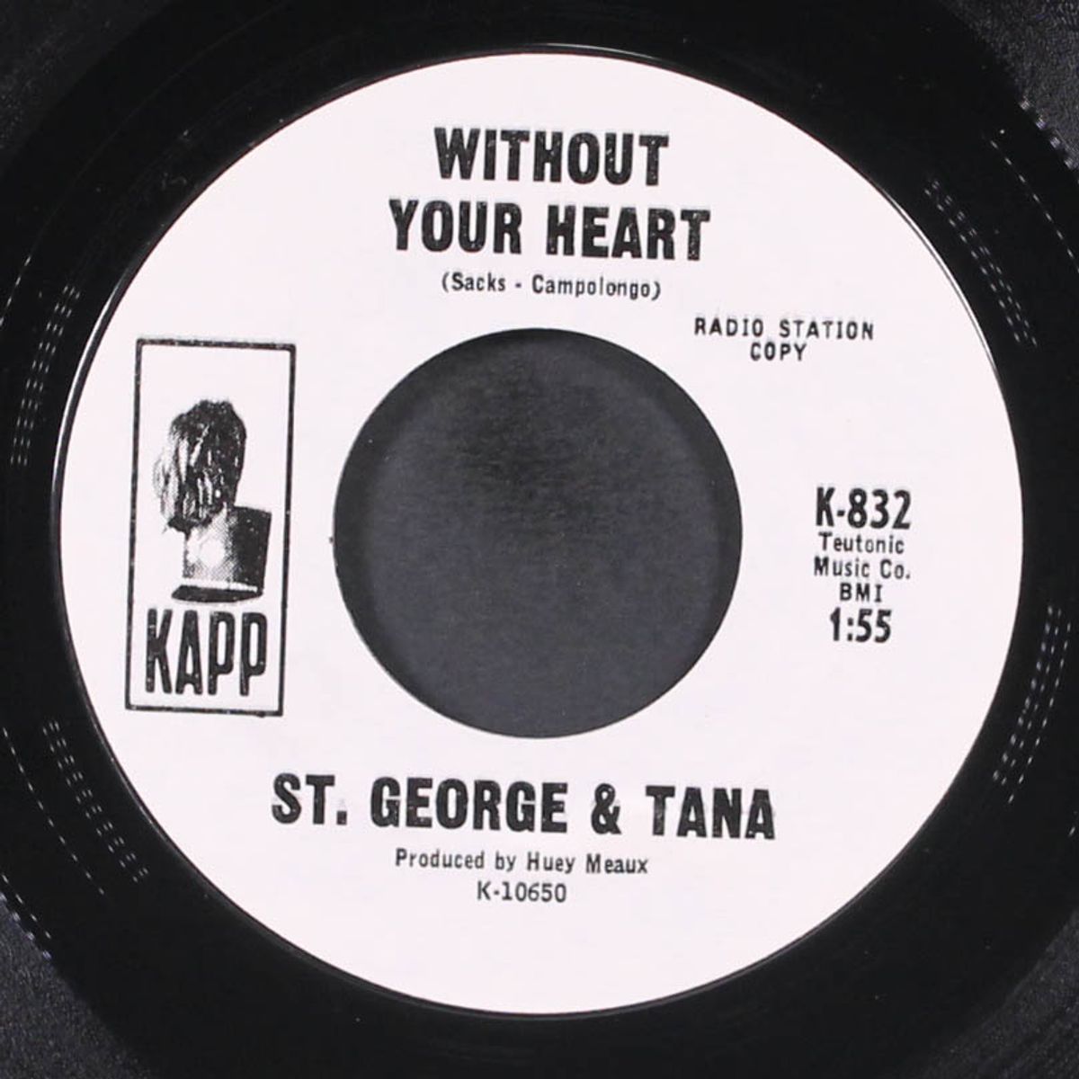 without your heart / so tenderly by ST. GEORGE & TANA
