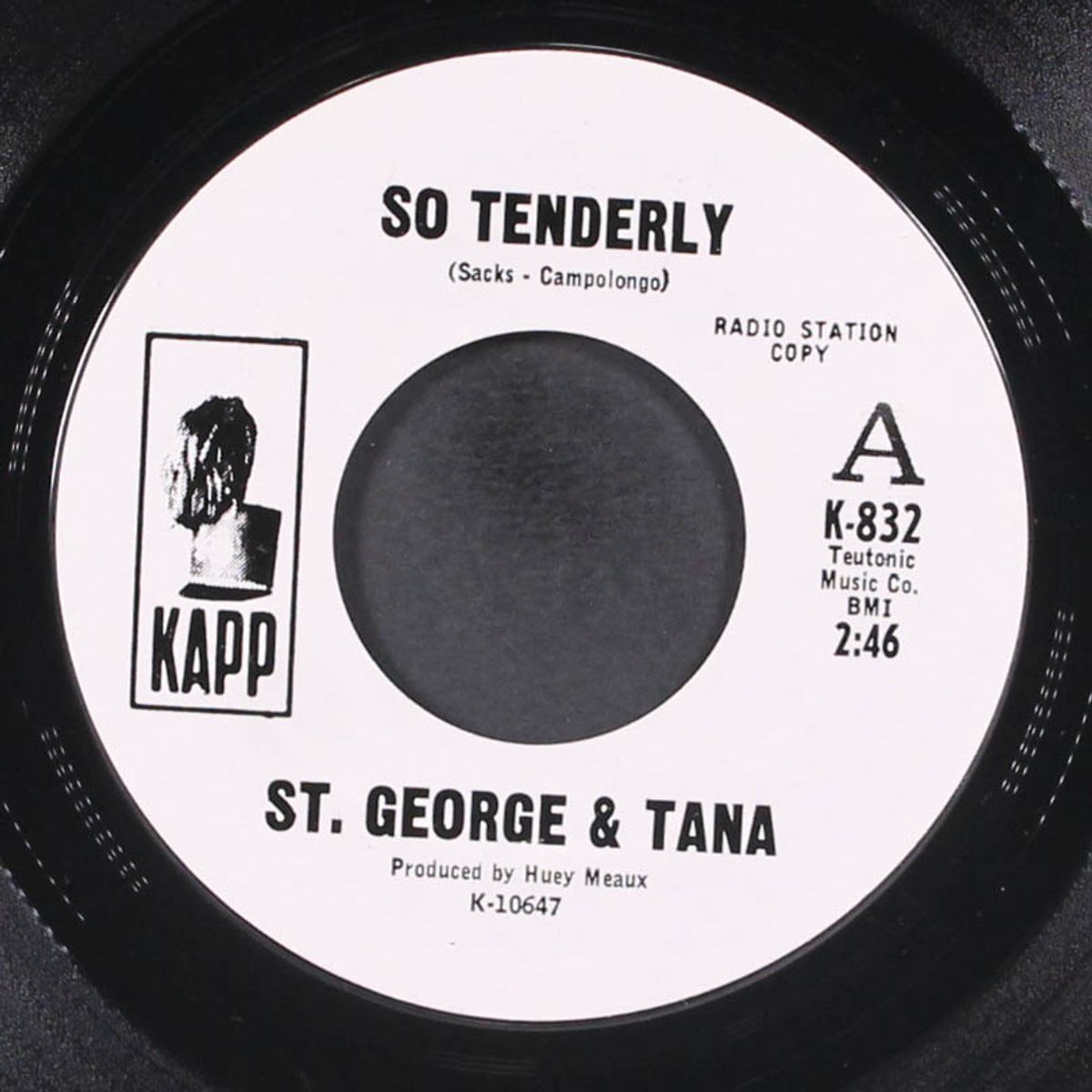without your heart / so tenderly by ST. GEORGE & TANA