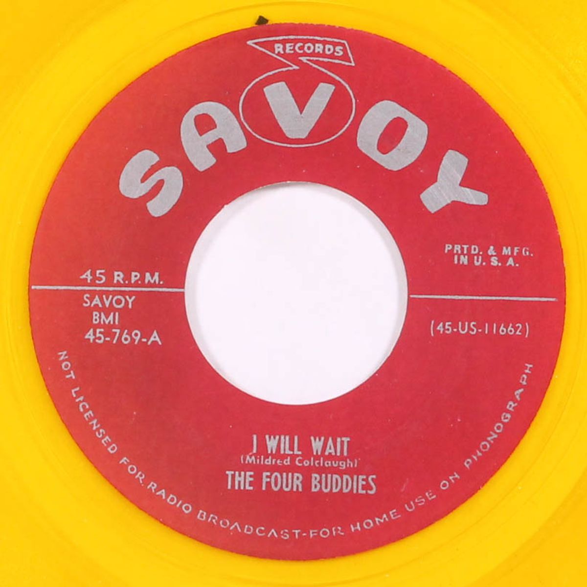 i will wait / just to see you smile again by FOUR BUDDIES
