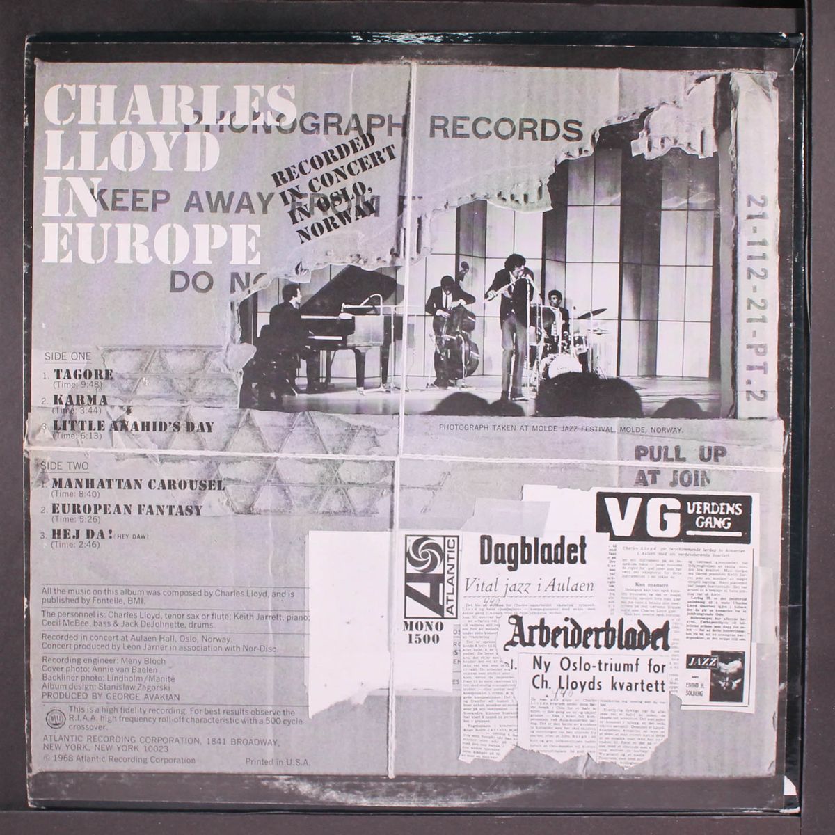 in europe by CHARLES LLOYD