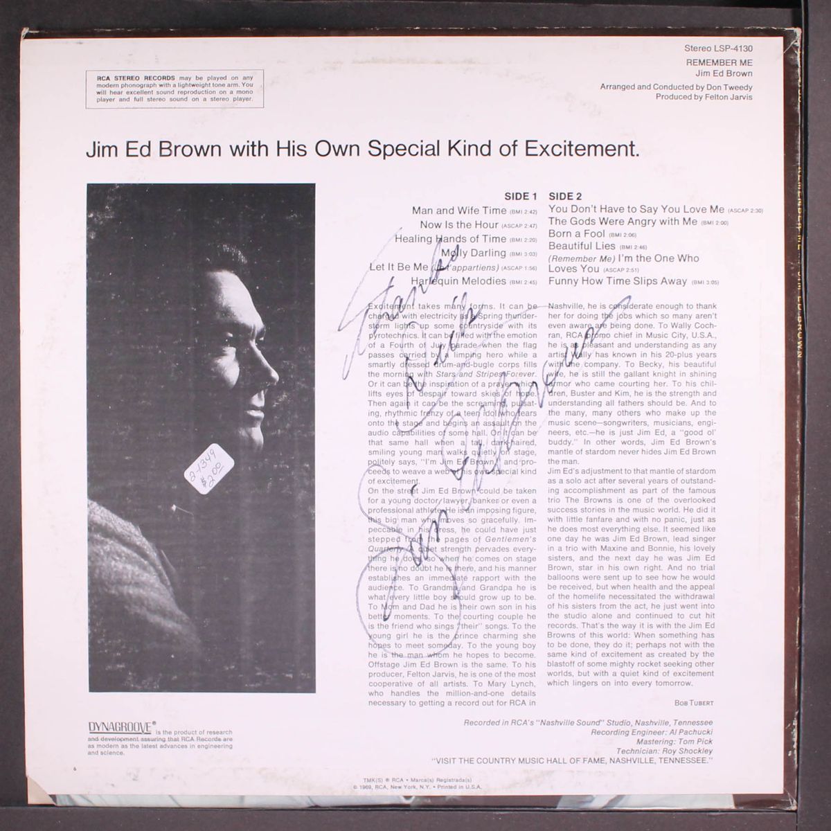 remember me by JIM ED BROWN