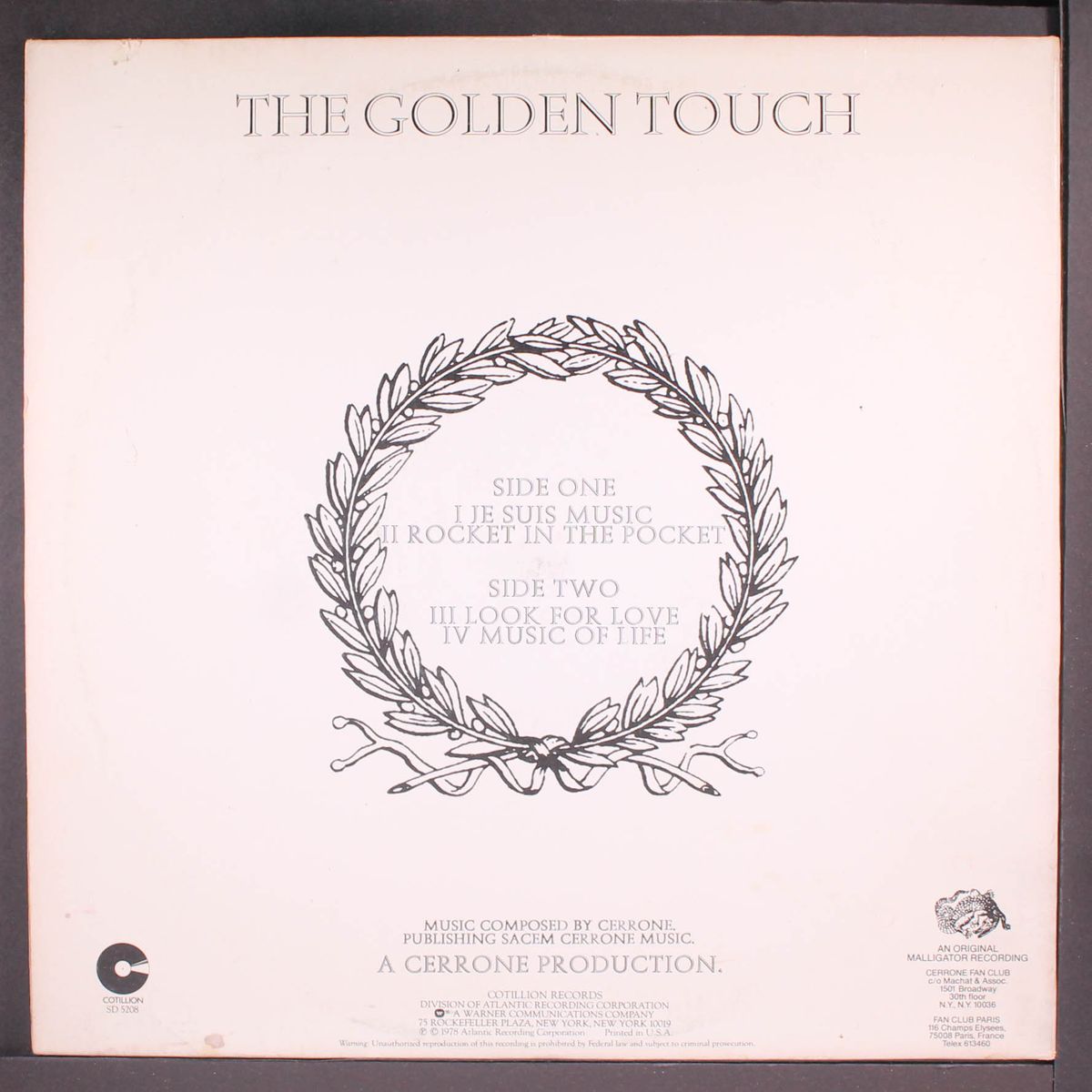 the golden touch by CERRONE