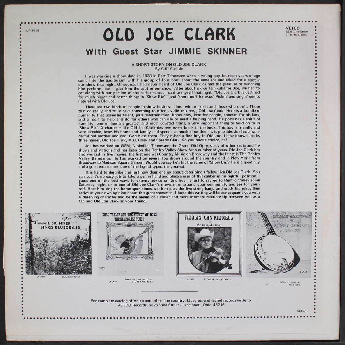 with jimmie skinner by OLD JOE CLARK