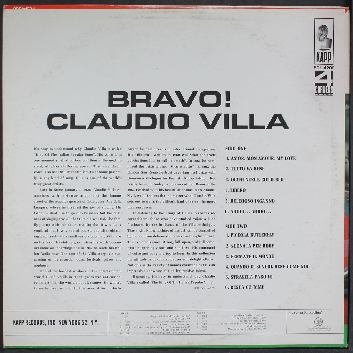 bravo! by CLAUDIO VILLA
