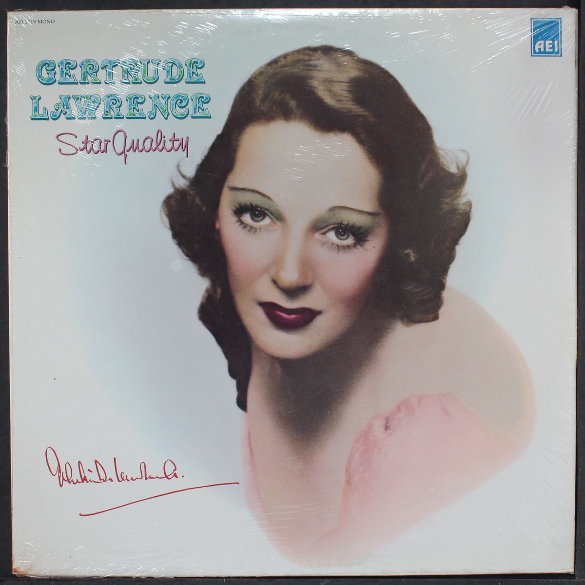 star quality by GERTRUDE LAWRENCE