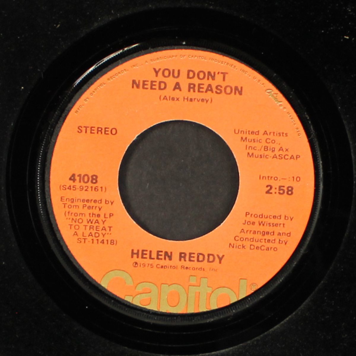 bluebird / you don't need a reason by HELEN REDDY