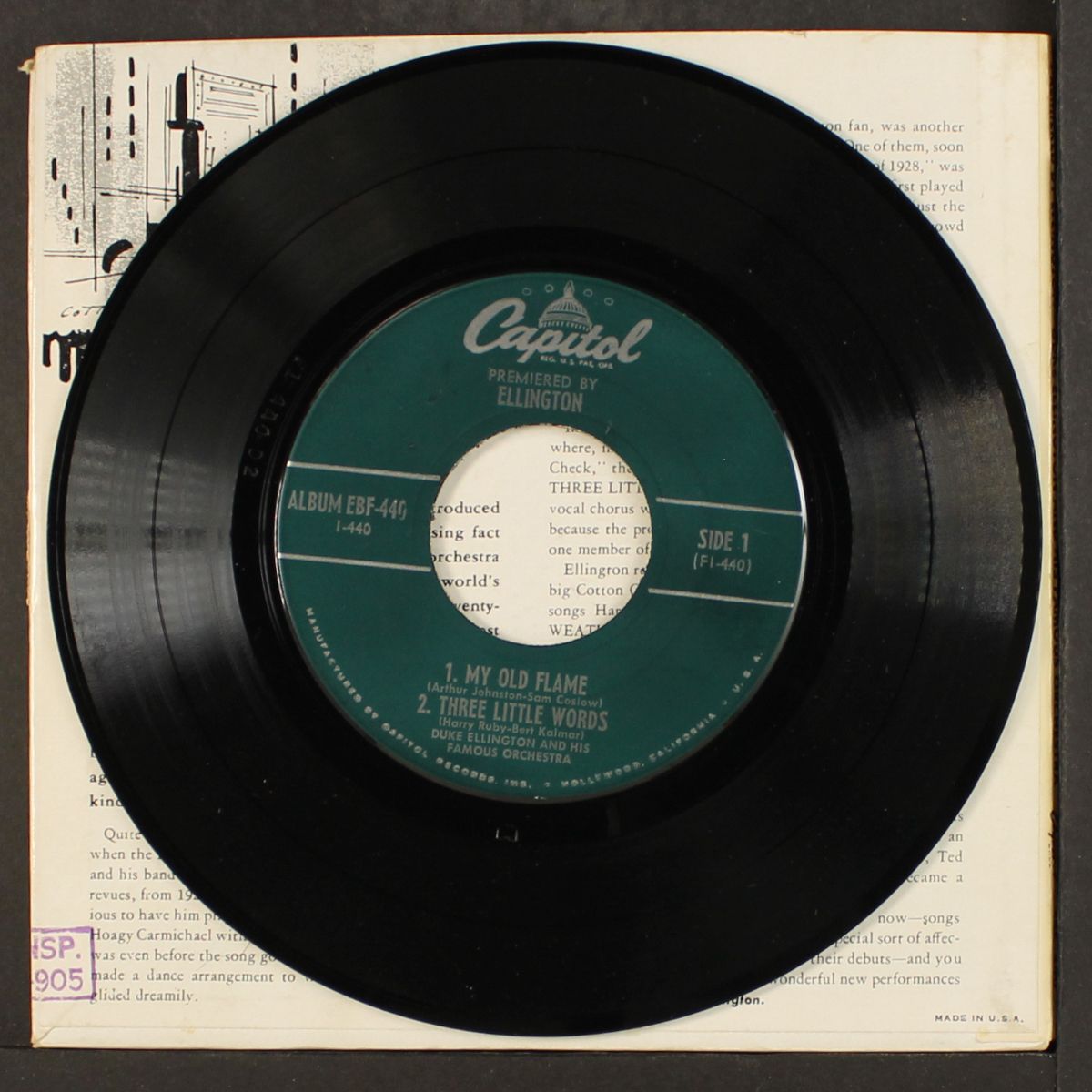 premiered by ellington by DUKE ELLINGTON