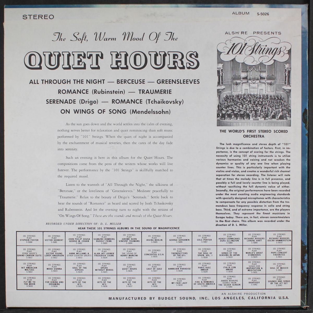 quiet hours by 101 STRINGS