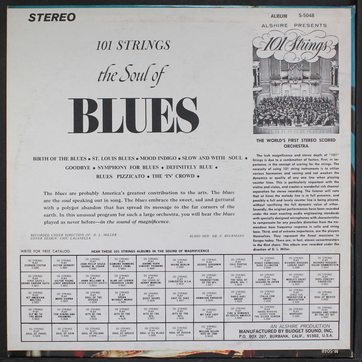 soul of the blues by 101 STRINGS