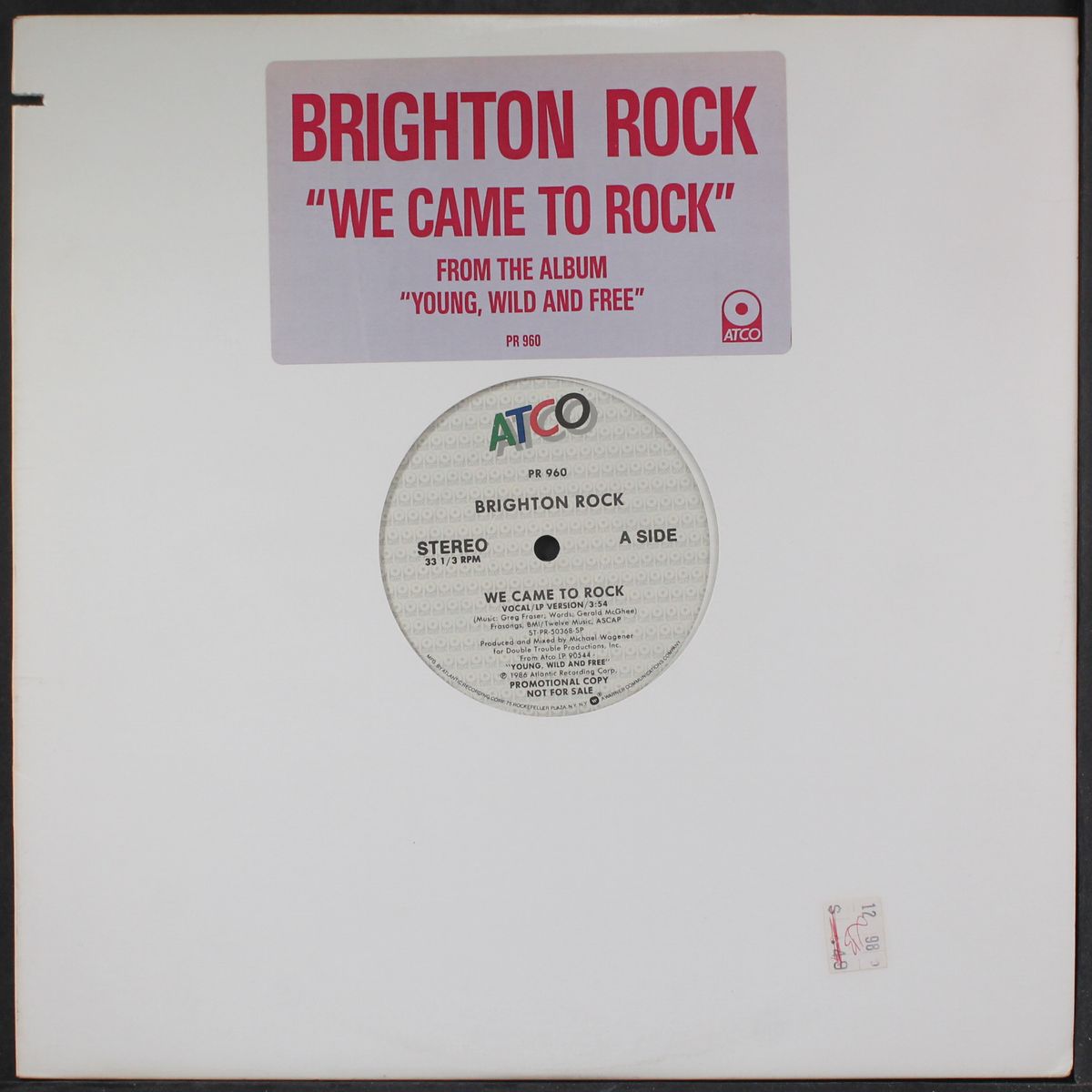 we came to rock by BRIGHTON ROCK