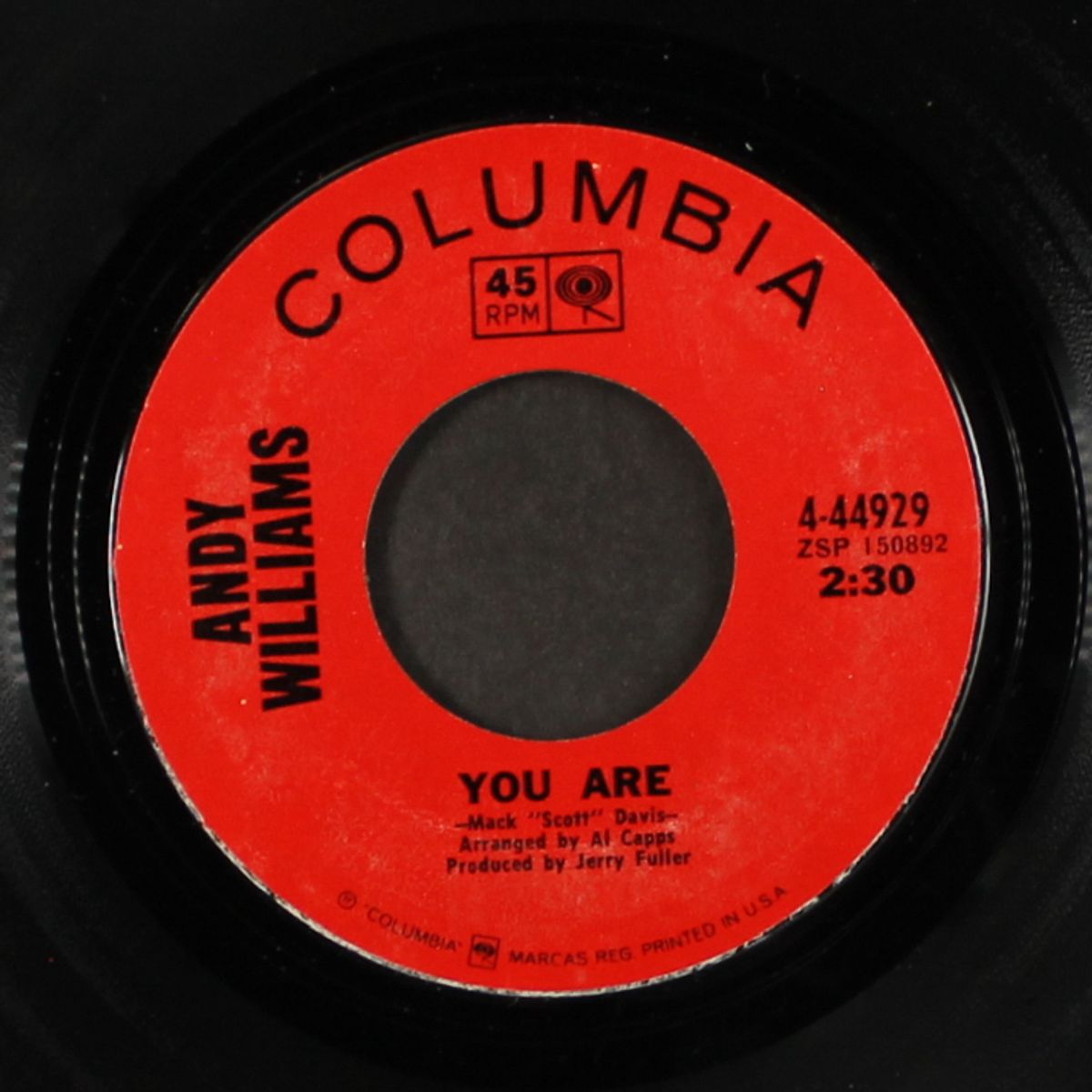 live and learn by ANDY WILLIAMS