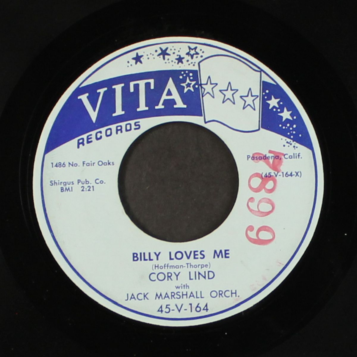 billy loves me / i'll never cry over you by CORY LIND