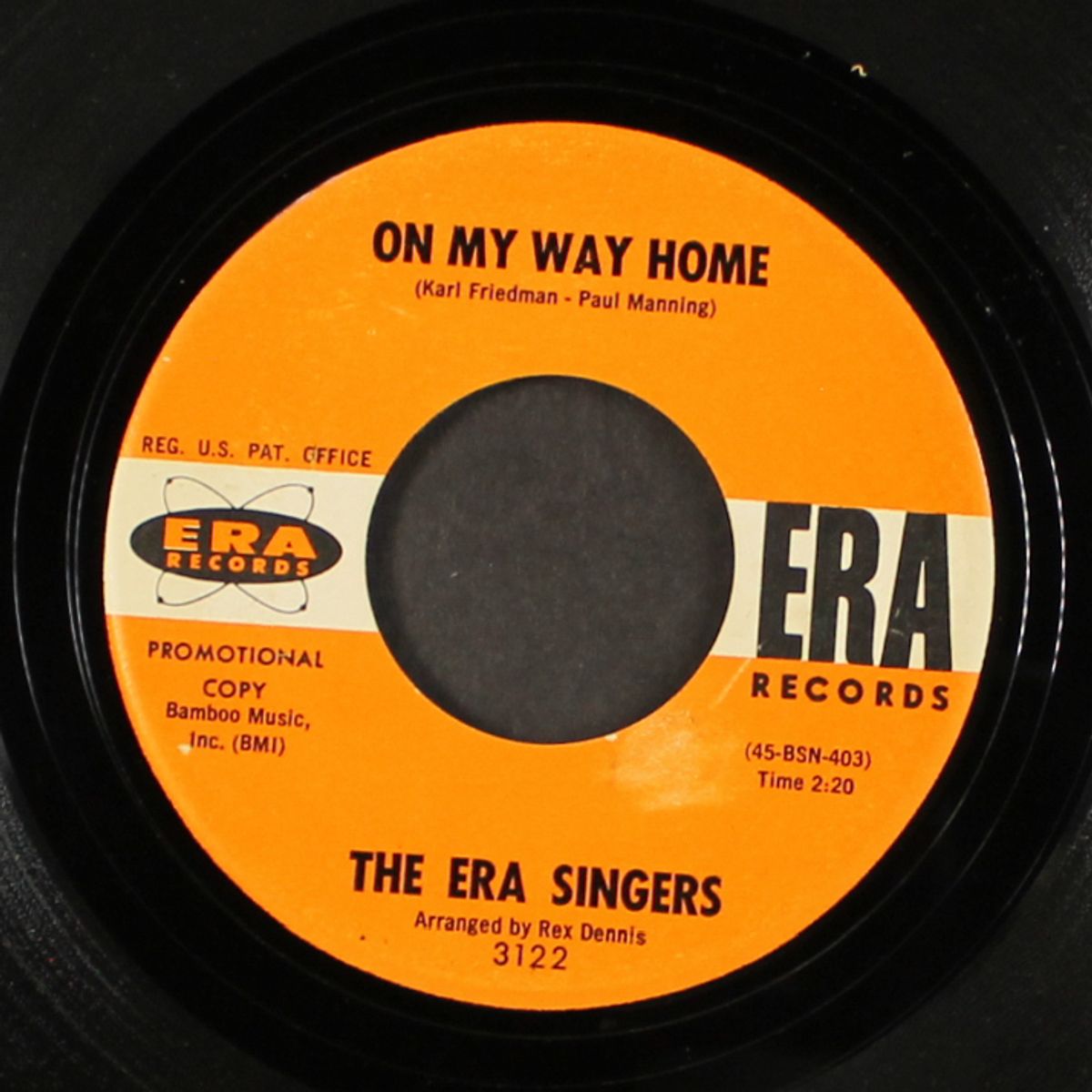 the young man from boston / on my way home by ERA SINGERS