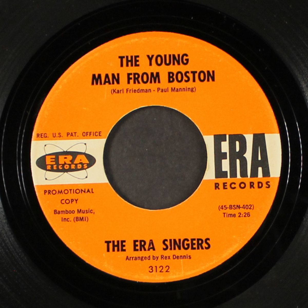 the young man from boston / on my way home by ERA SINGERS