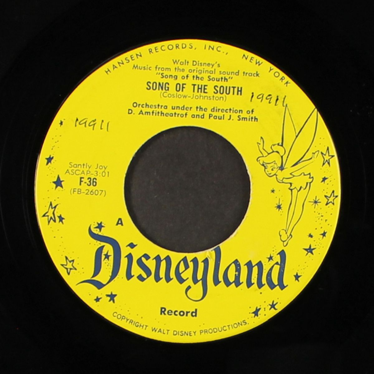 song of the south / when you wish upon a star by SOUNDTRACK