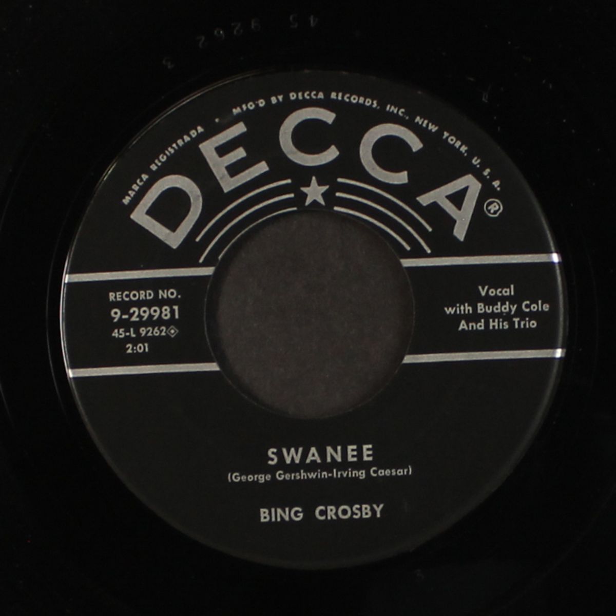 honeysuckle rose / swanee by BING CROSBY
