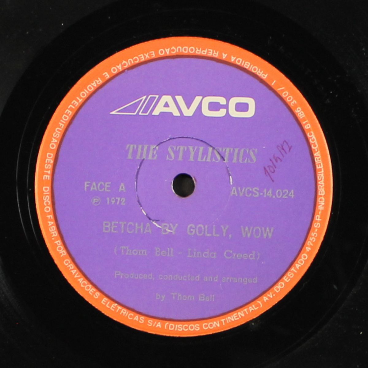 betcha by golly wow / ebony eyes by STYLISTICS