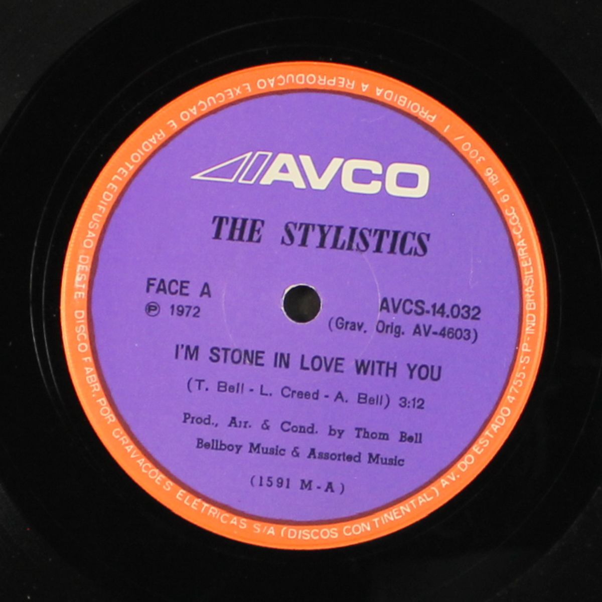 i'm stone in love with you / make it last by STYLISTICS