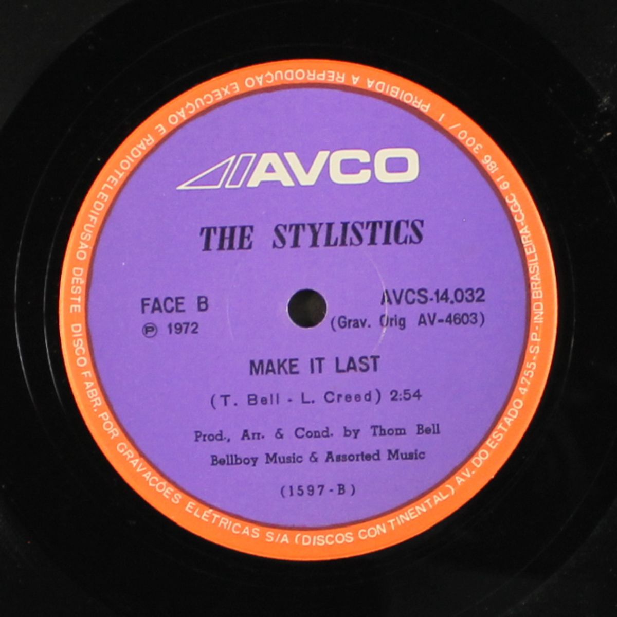 i'm stone in love with you / make it last by STYLISTICS