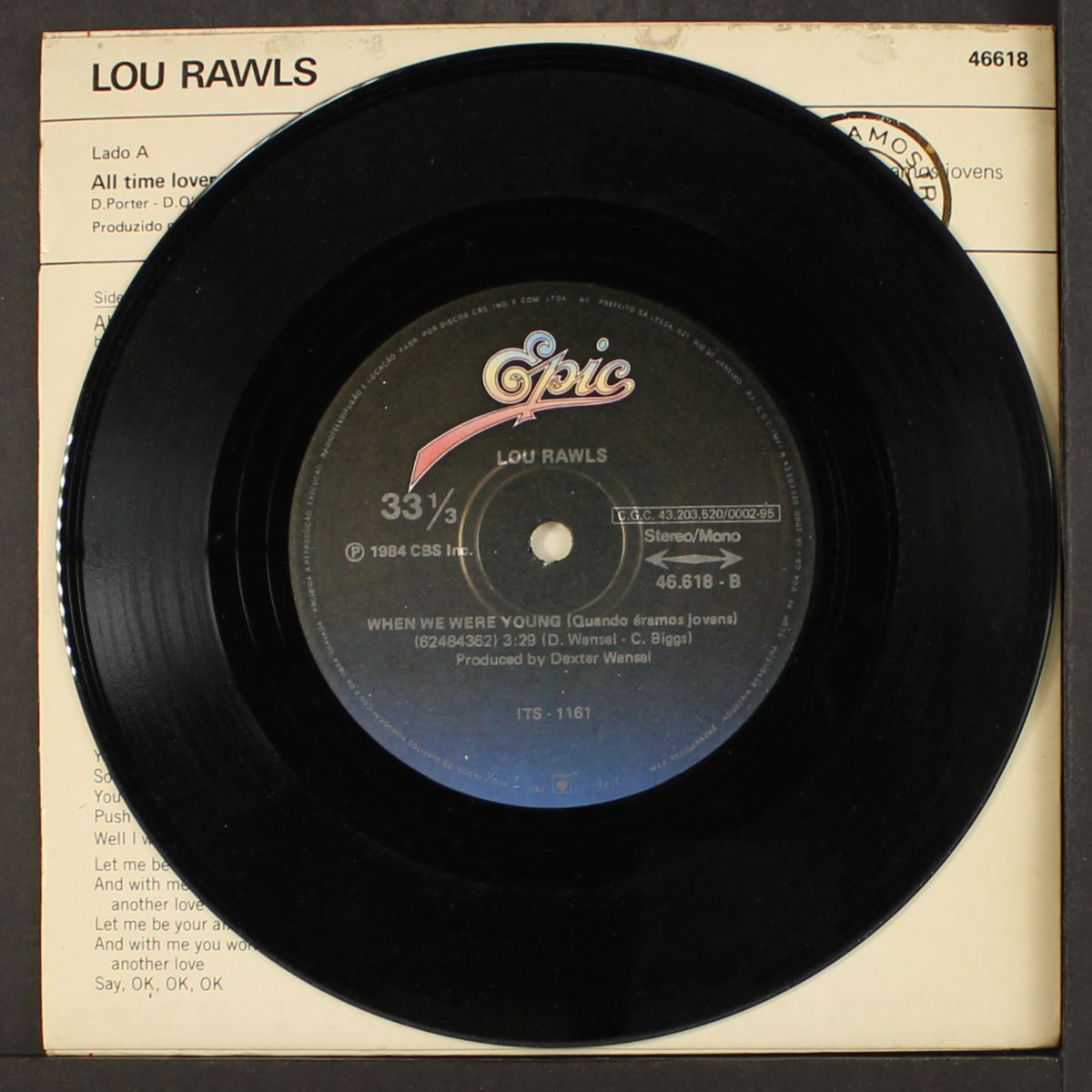 all time lover / when we were young by LOU RAWLS