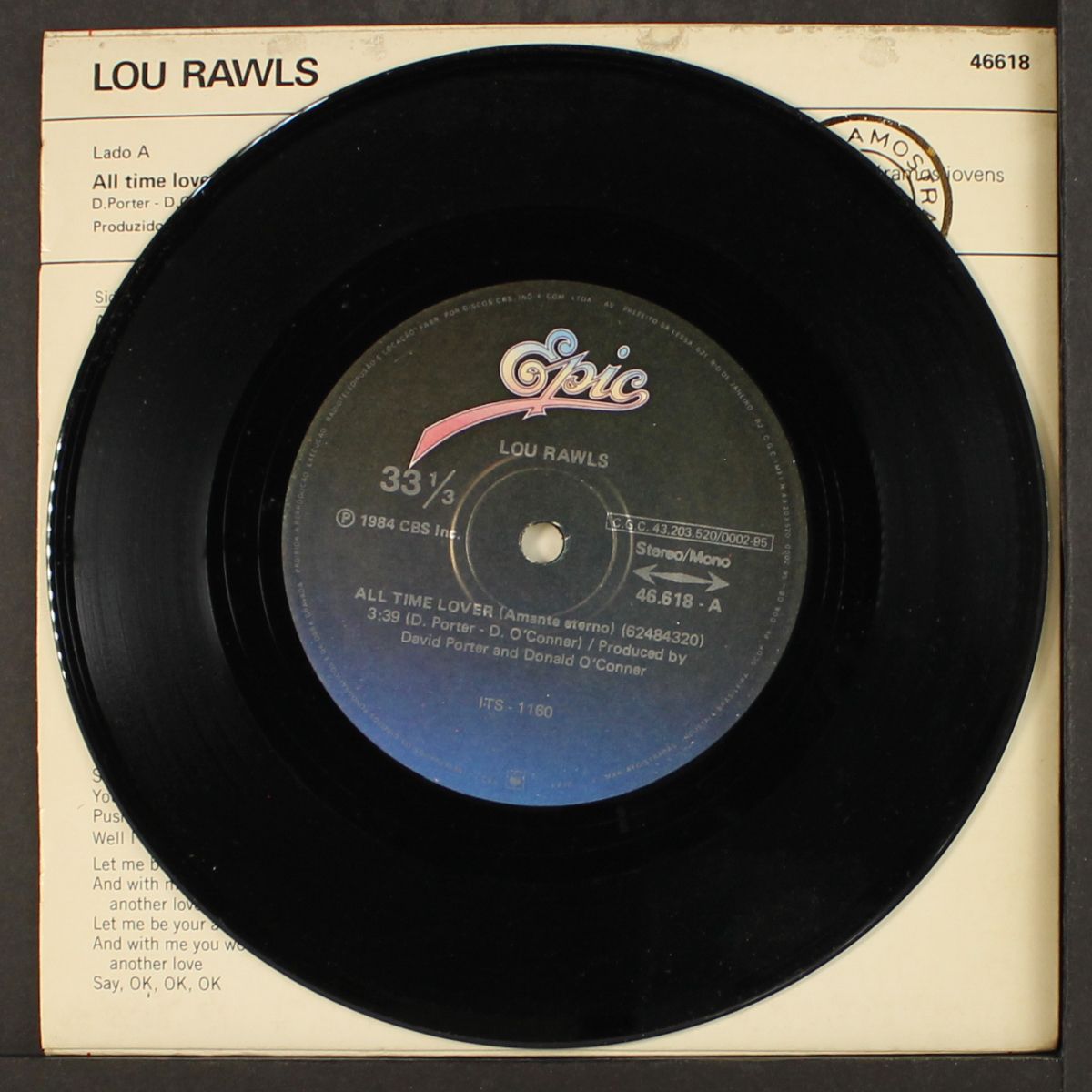 all time lover / when we were young by LOU RAWLS