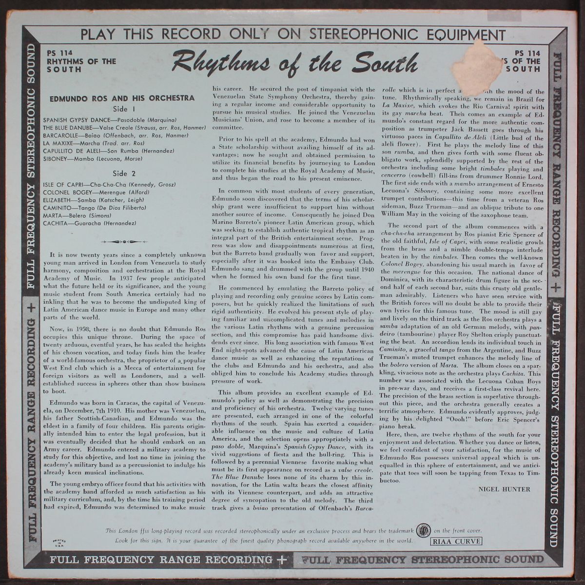 rhythms of the south by EDMUNDO ROS