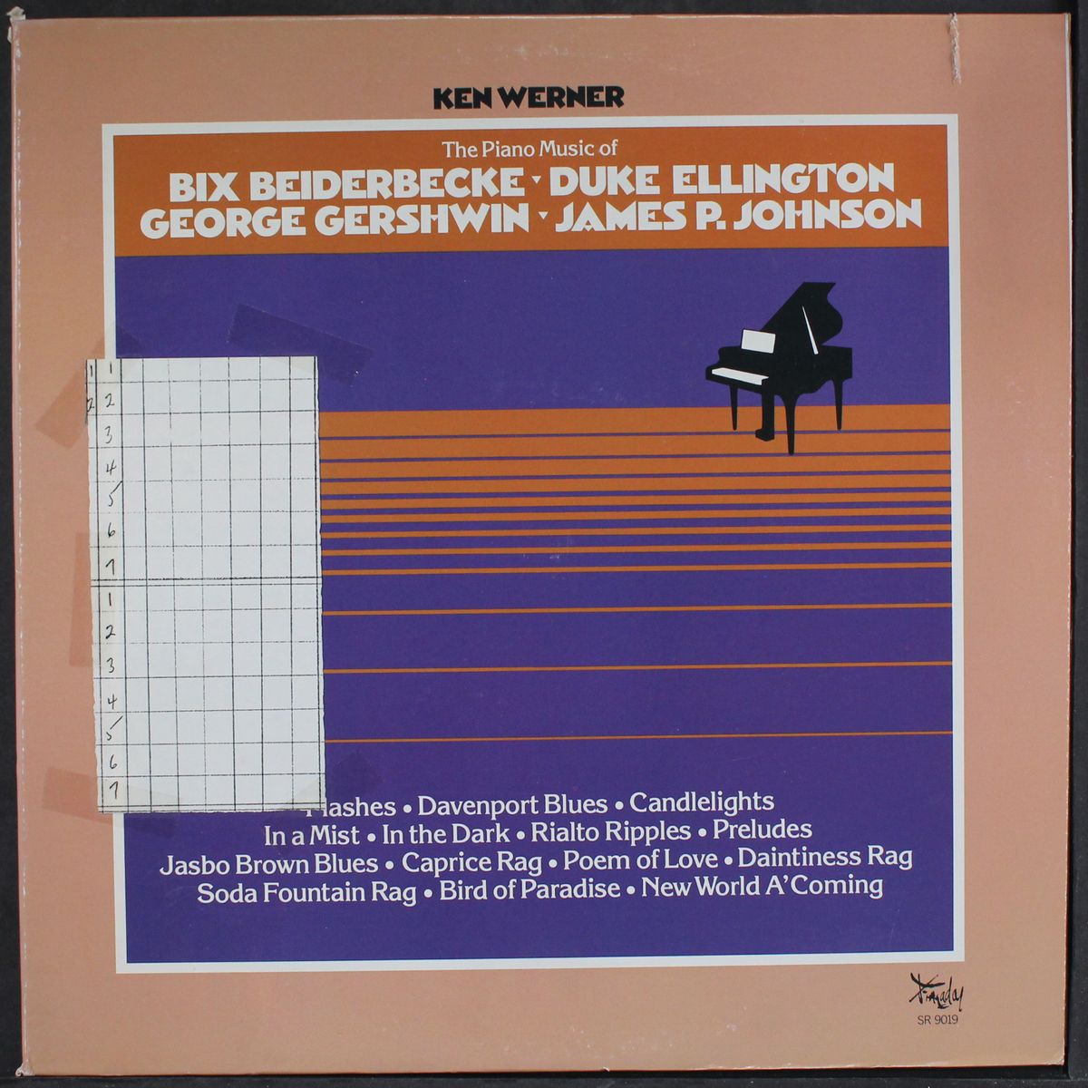 the piano music of bix, duke, etc by KEN WERNER