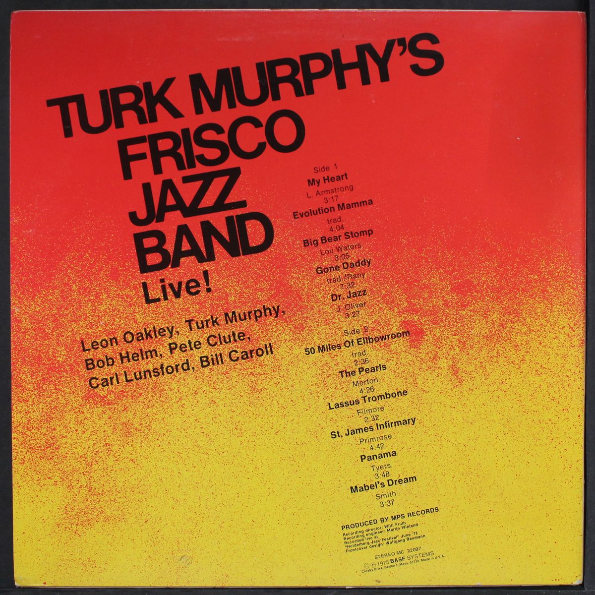 live! by TURK MURPHY