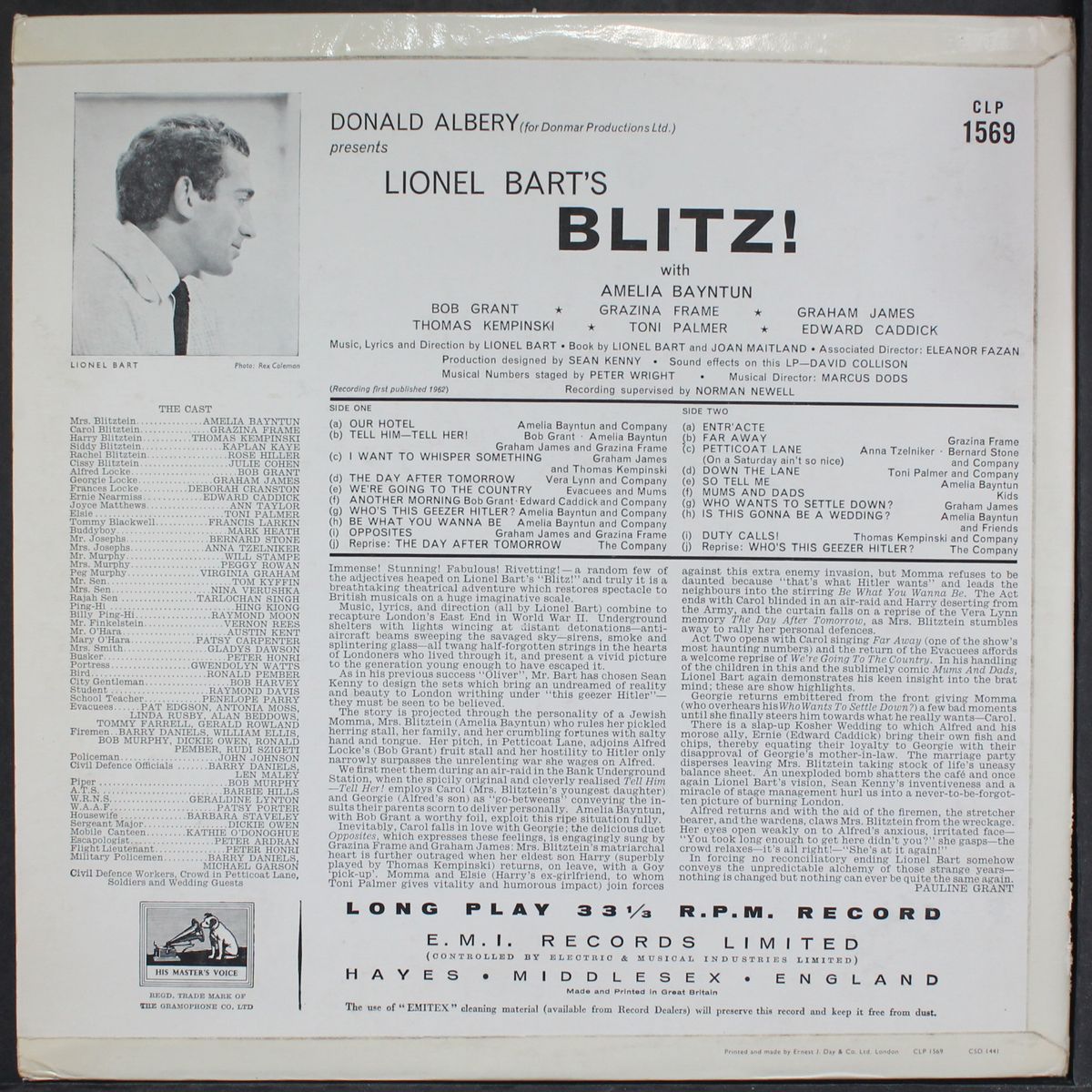 bart: blitz! by ORIGINAL LONDON CAST