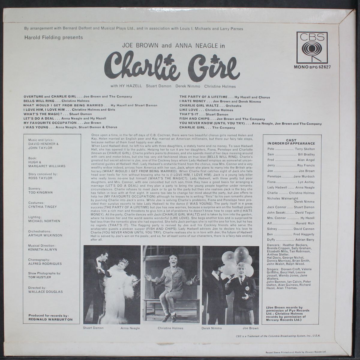 charlie girl by ORIGINAL LONDON CAST