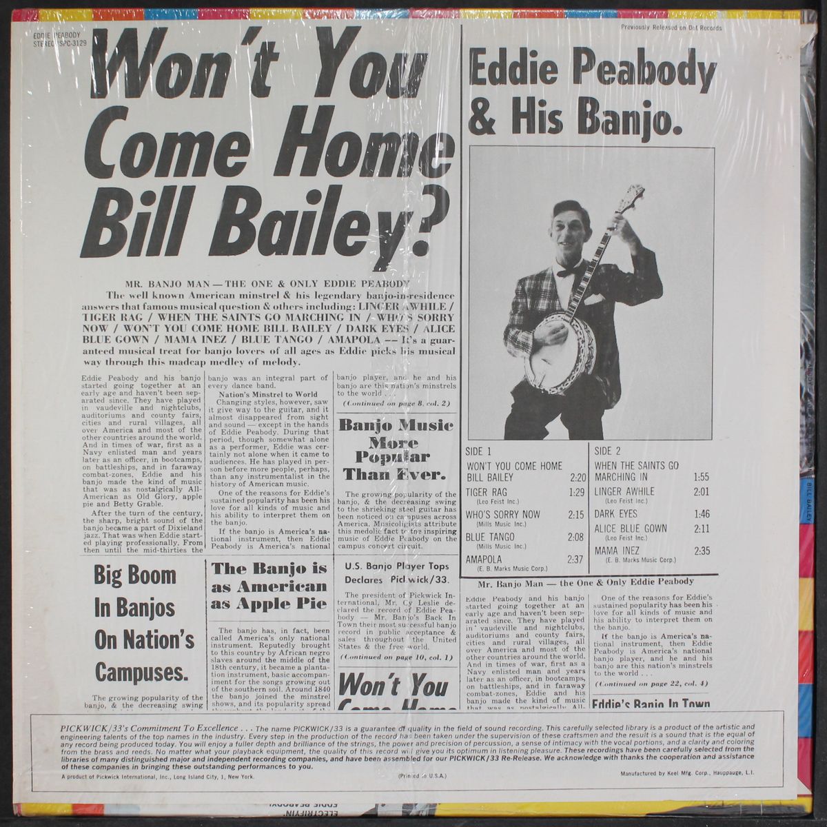 won't you come home bill bailey? by EDDIE PEABODY