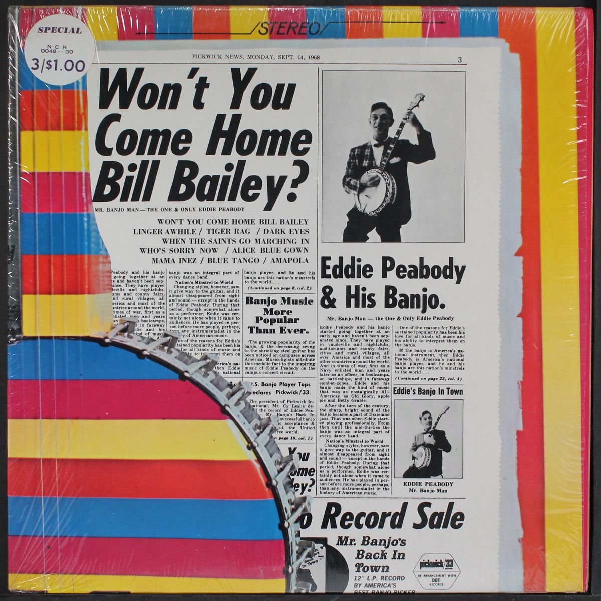 won't you come home bill bailey? by EDDIE PEABODY