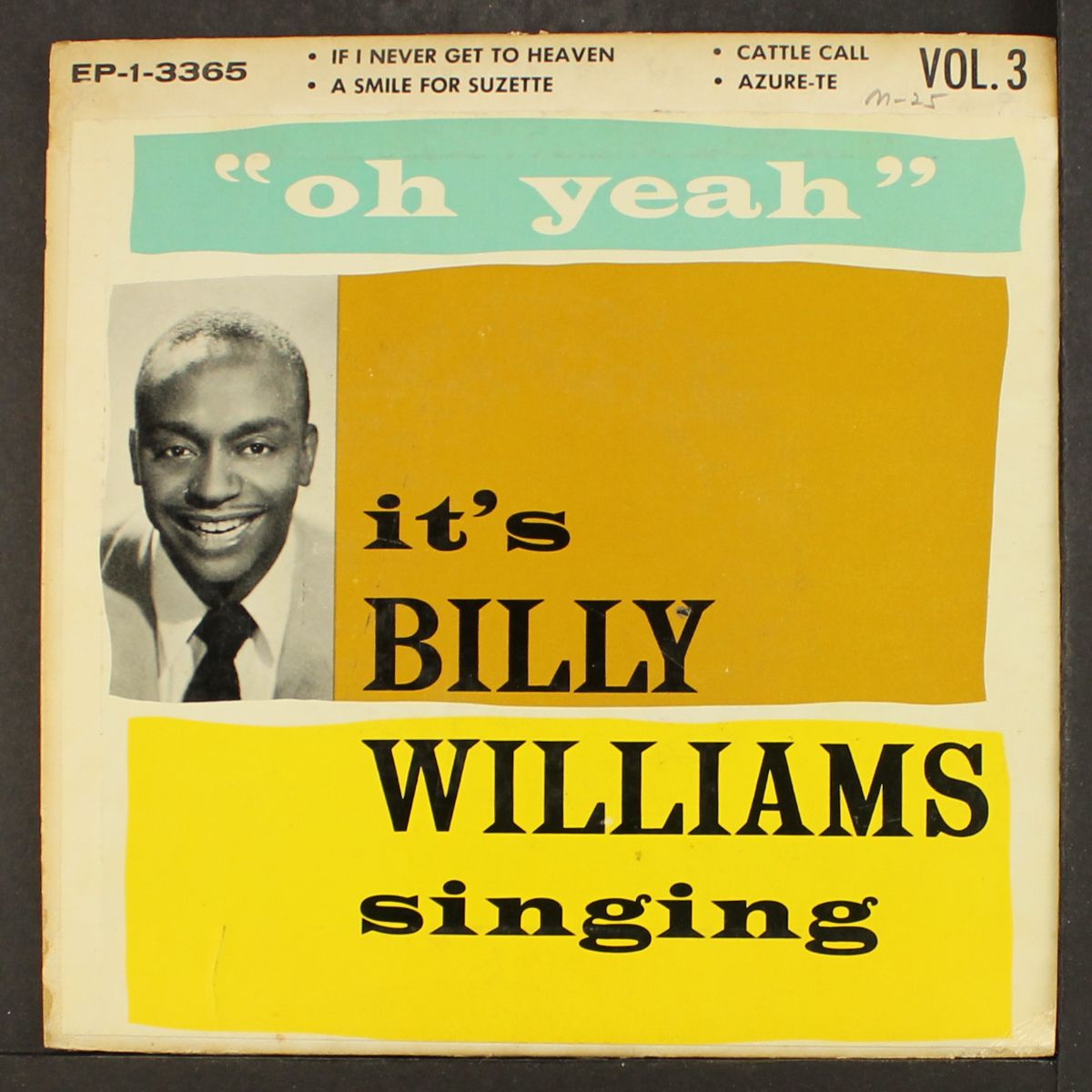 oh yeah vol. 3 by BILLY WILLIAMS