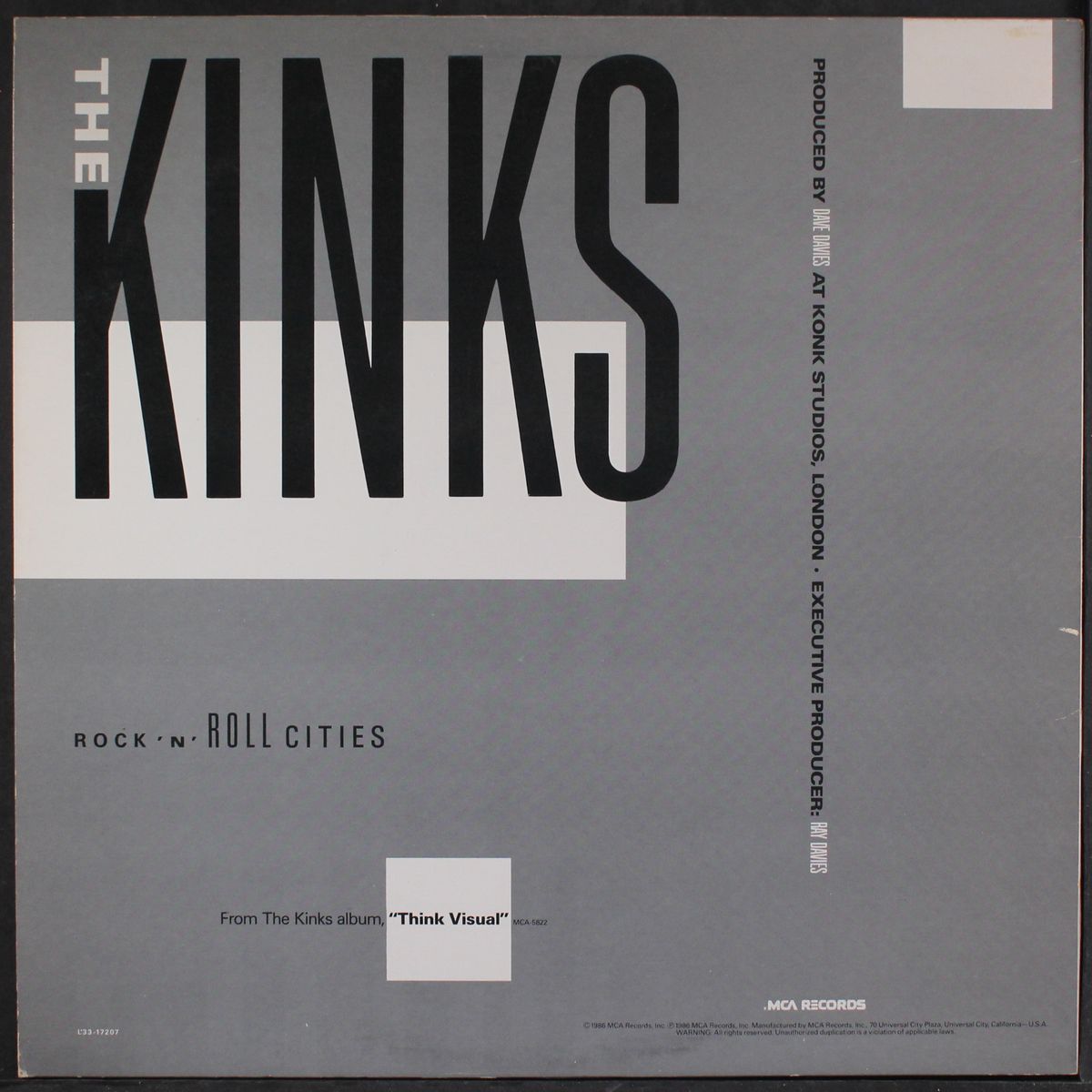 rock 'n' roll cities by KINKS