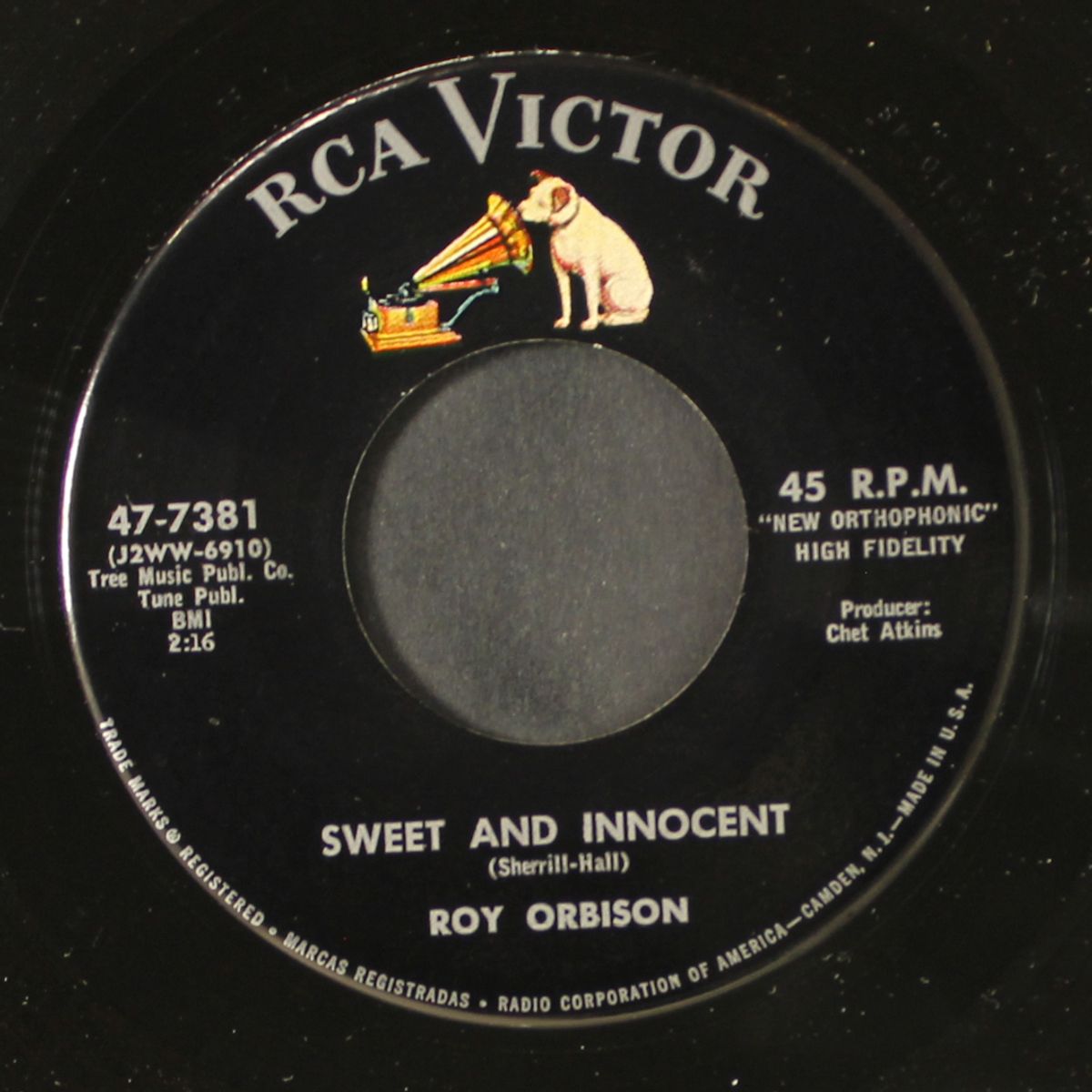 seems to me / sweet and innocent by ROY ORBISON