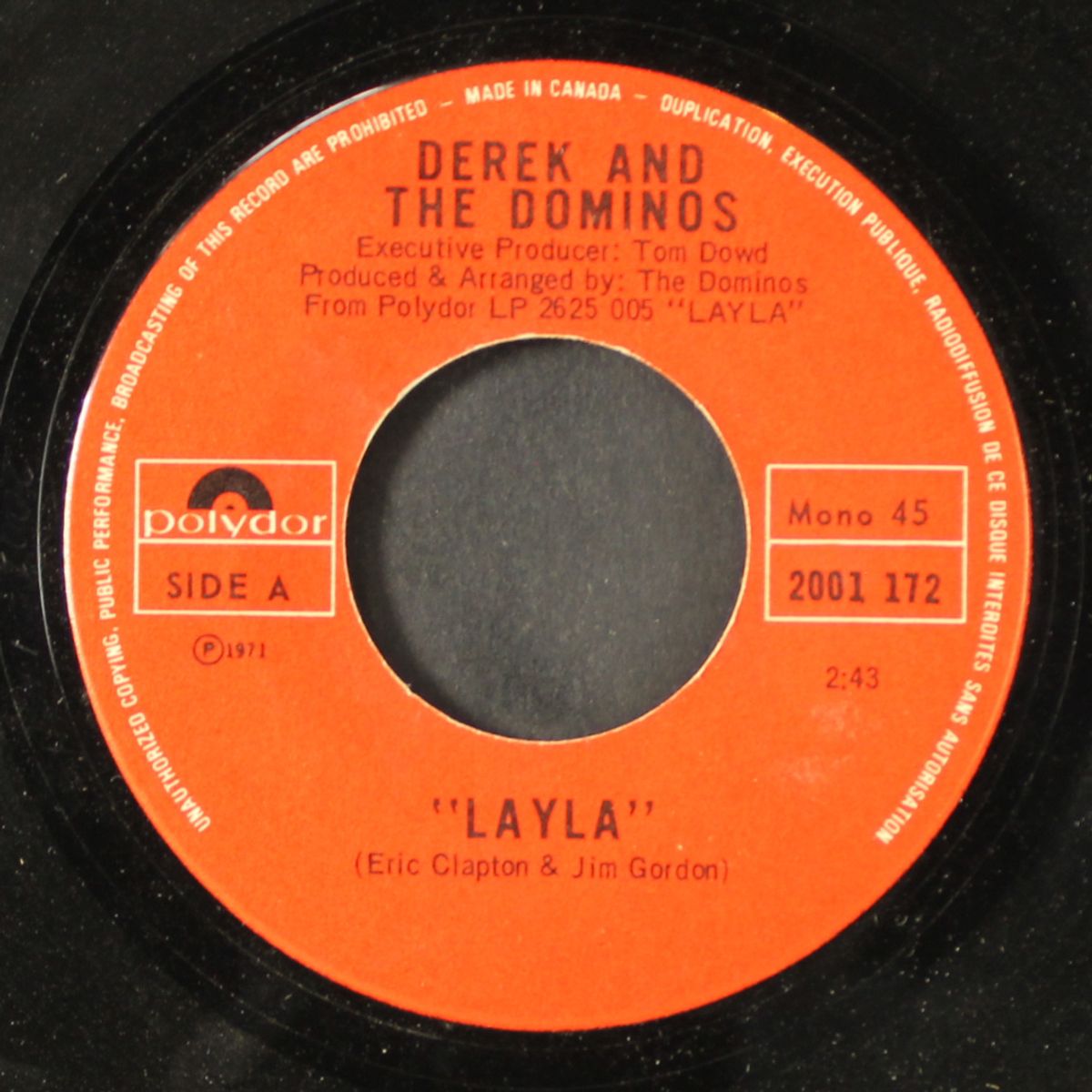 layla / i am yours by DEREK & DOMINOS