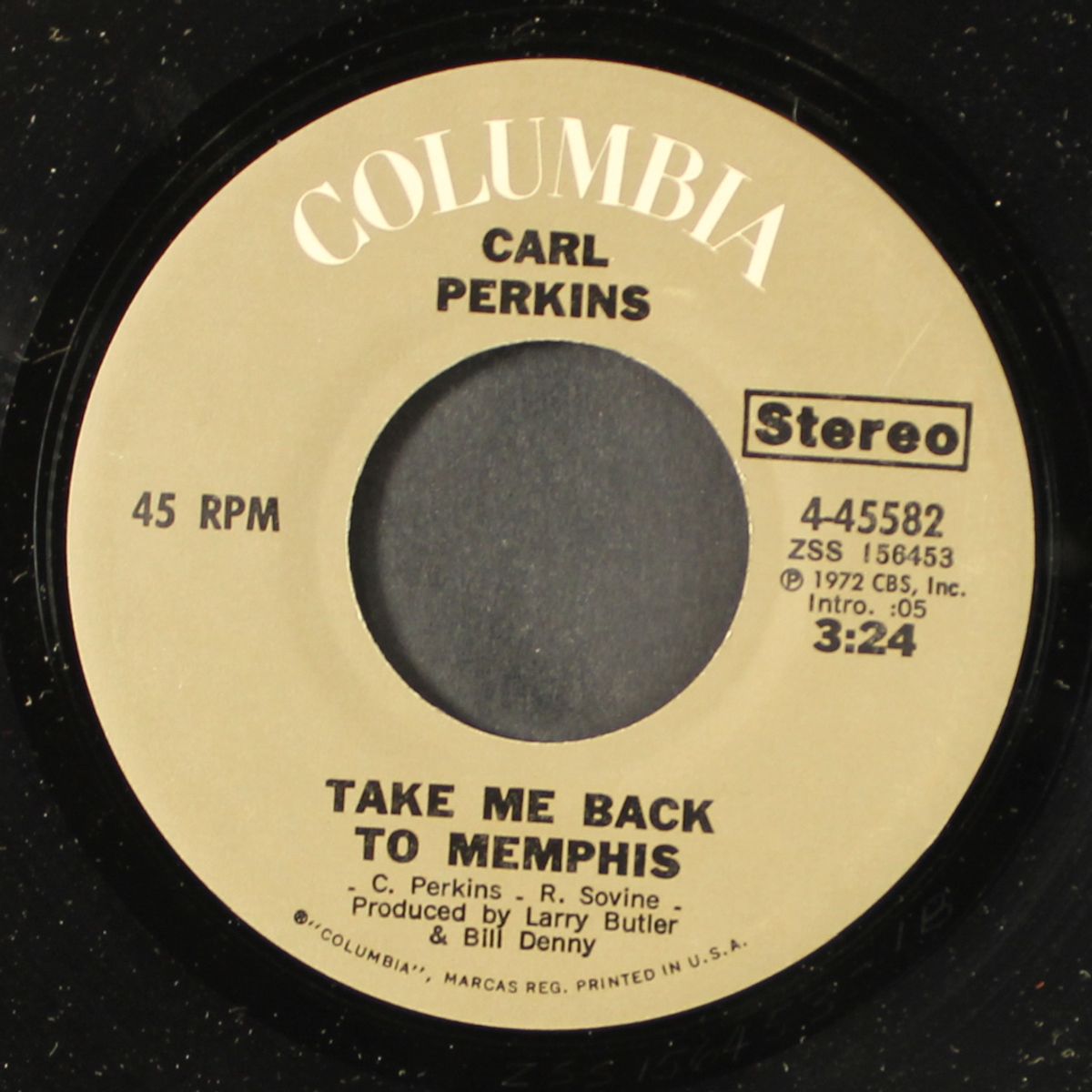 high on love / take me back to memphis by CARL PERKINS