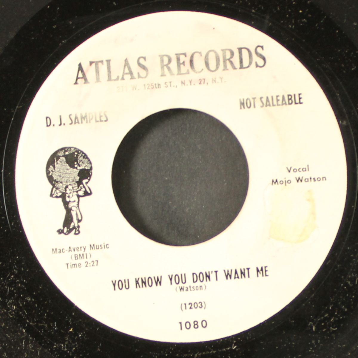 you know you don't want me / all alone by MOJO WATSON