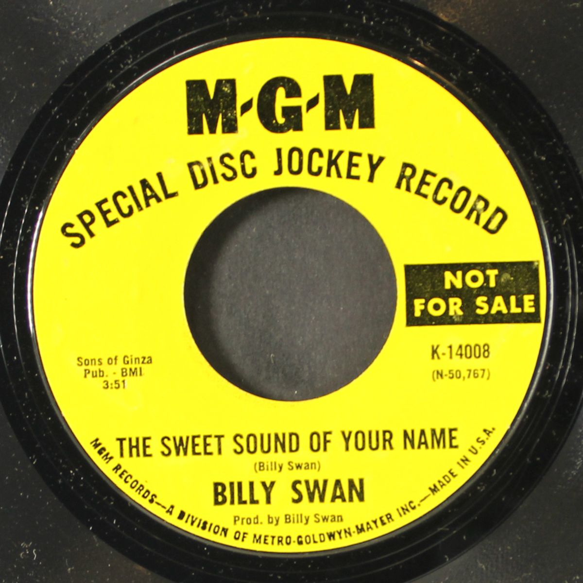 el paso / the sweet sound of your name by BILLY SWAN